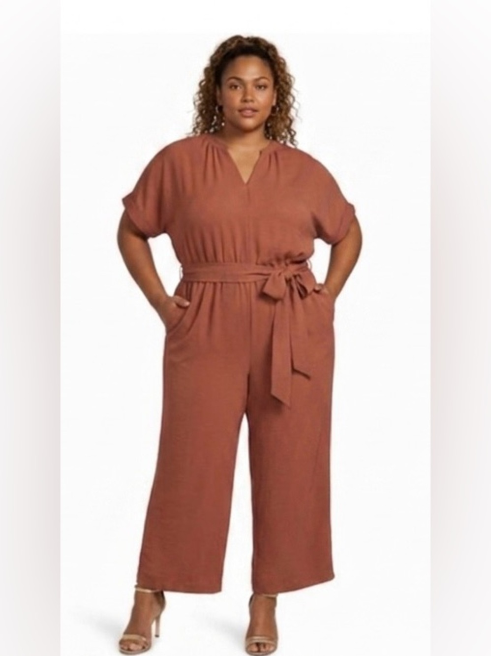 Worthington Wide-Leg Jumpsuit, XL, EUC
